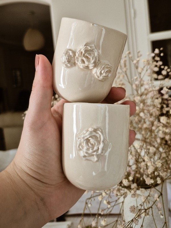 Producto - Vasitos con rosas