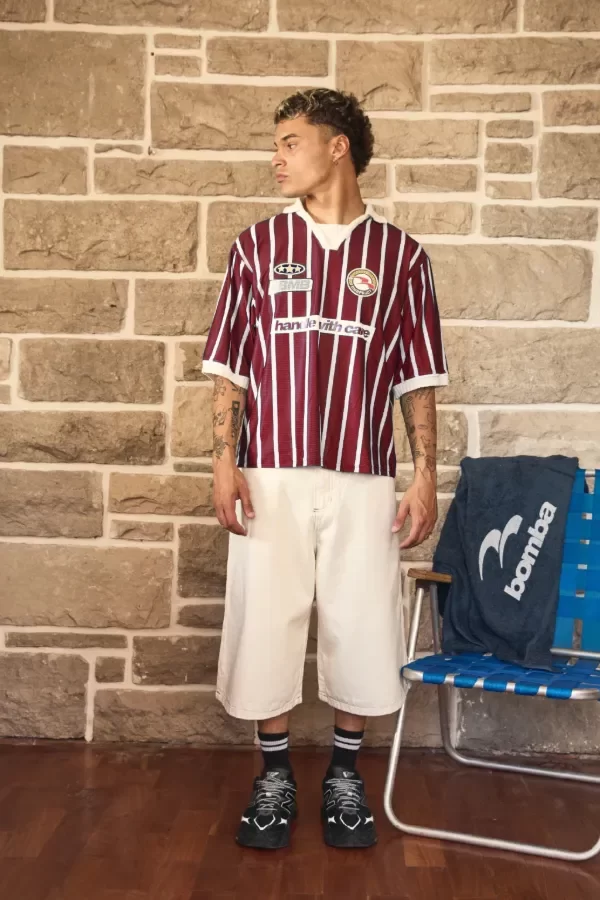 Producto - CAMISETA STRIPES BORDO - BMBPRJCT - 2