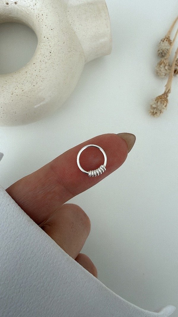 Producto - Argolla resort lisa 1cm UNIDAD P925