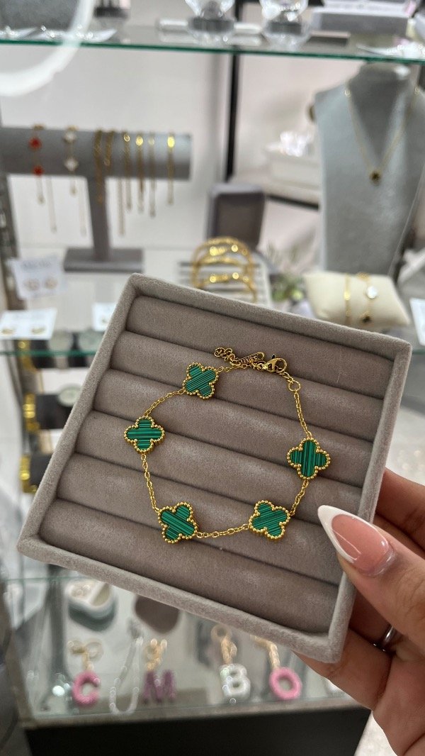 Producto - Pulsera trébol verde - 1