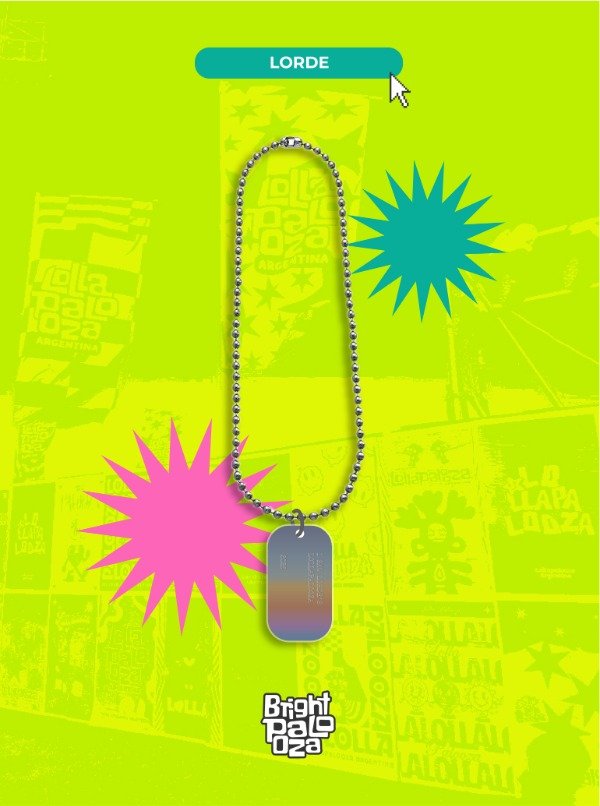 Producto - Cadenita Lorde - BRIGHTPALOOZA
