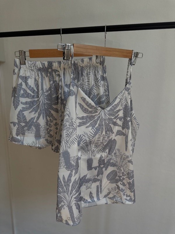 Producto - Pijama corto satén palm - 1