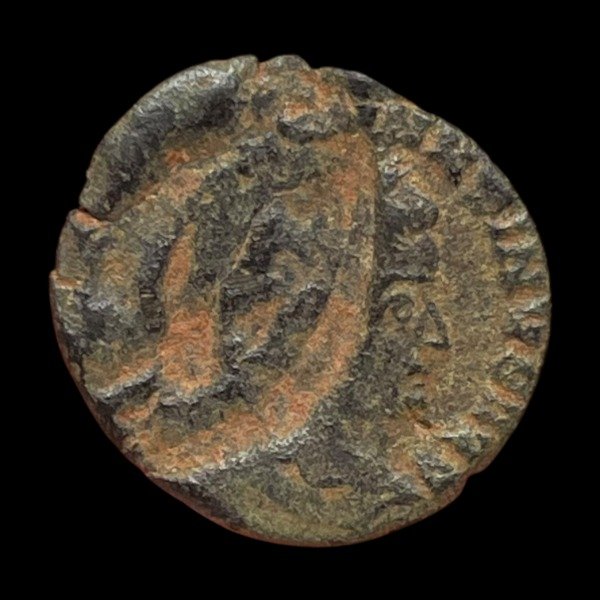 Producto - Constantino I (313 - 315 DC) Folis - Error de acuñación "Doble golpe"