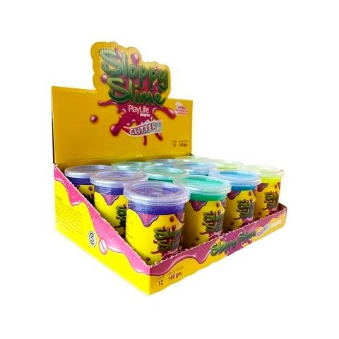 Producto - SLOPPY SLIME GLITTER EN POTE 140GRS X1 MURESCO