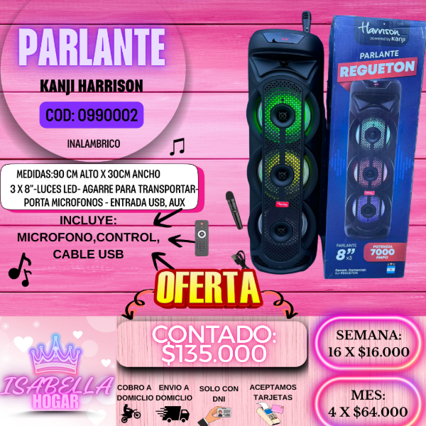 Producto - PARLANTE KANJI HARRISON