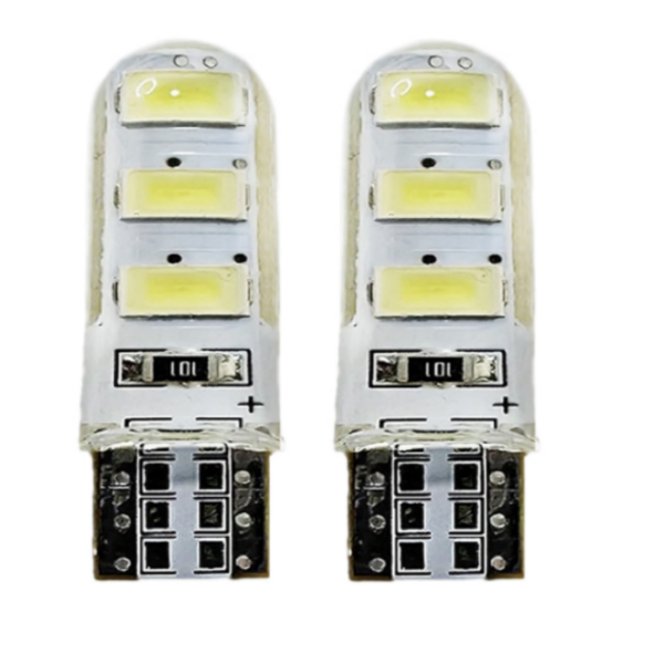 Producto - T10 SILICONA CORTA BLANCA 12V W5W 12961 COBL