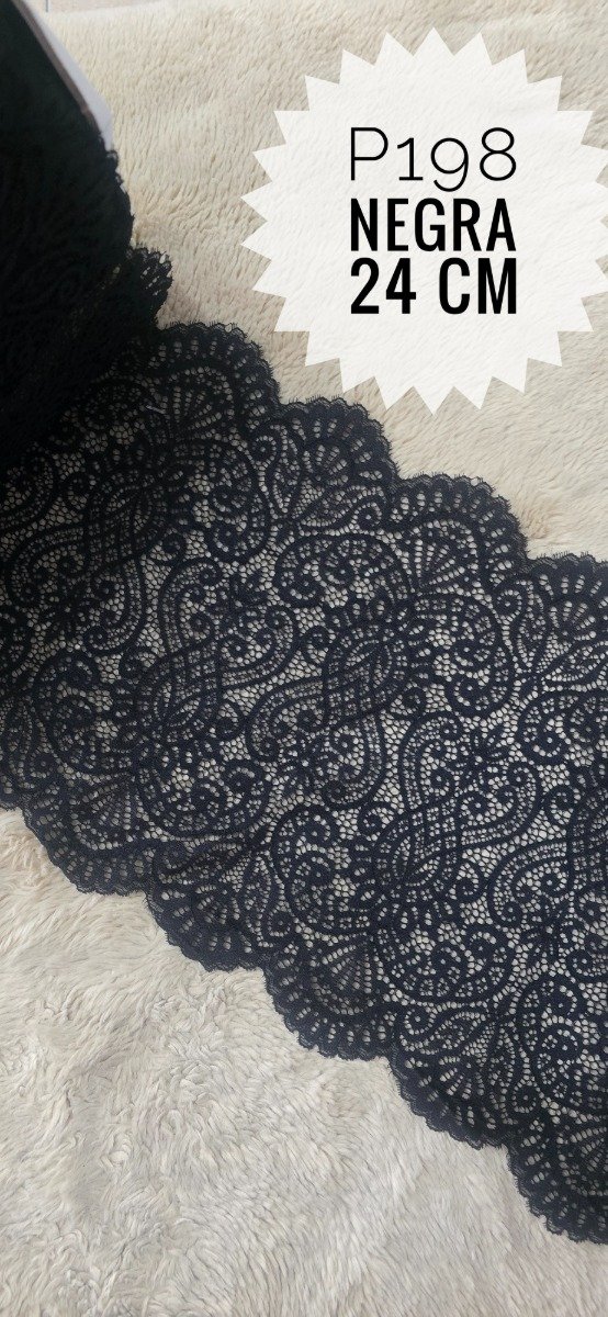 Producto - P198 PUNTILLA NEGRA 24 cm