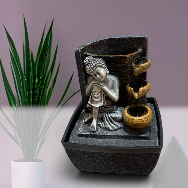 Producto - FUENTE DE AGUA CHICA CON BUDA - COD.1153653CL - 13x12x17 cm