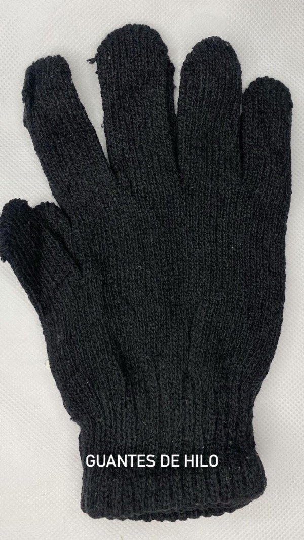 Producto - GUANTE DE HILO NEGRO