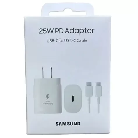 Producto - Cargador completo samsung 25W (ficha c)