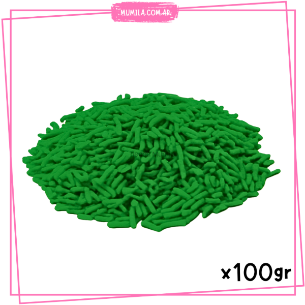 Producto - Granas verde oscuro x100gr