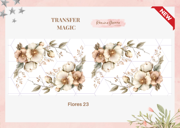 Producto - Transfer magic - Flores 23