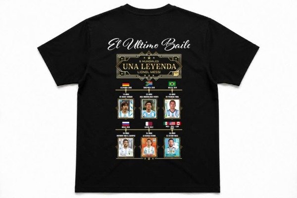 Producto - REMERA EL ULTIMO BAILE - MESSI