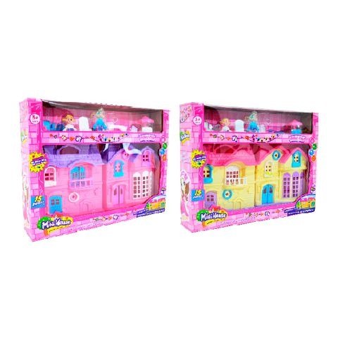 Producto - CASA CON MUEBLES 15 PZS EN CAJA 28X21CM