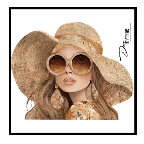 Producto - Transfer 30x30 cm Rostro MUJDI006