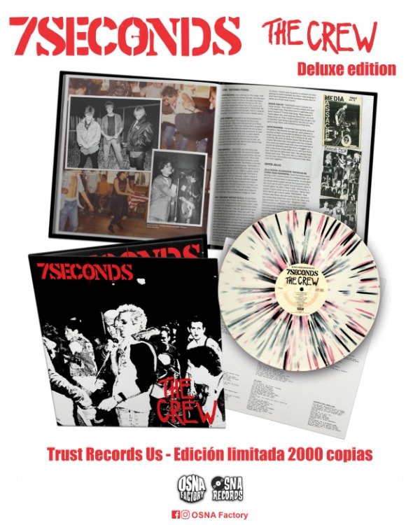 Producto - 7 Seconds The Crew Edición Deluxe Vinilo color más libro