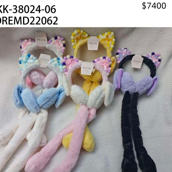 Producto - Orejeras Princesa Peludas Cálidas Regalo para Invierno