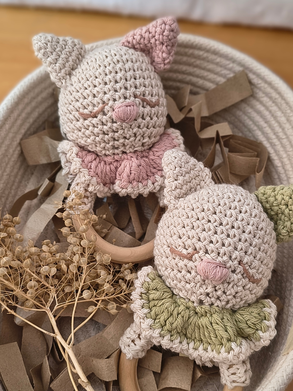 Producto - Sonajero Gato Milo  - Linea Herencia