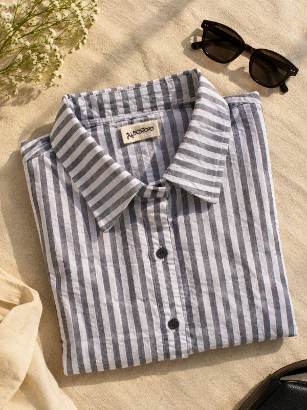 Producto - Camisa Crop Rayas - 3
