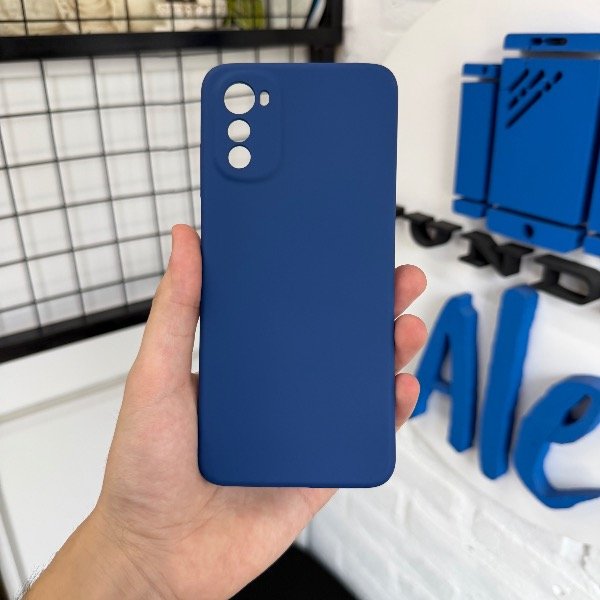 Producto - Silicone Case Azul - Motorola E32/G22