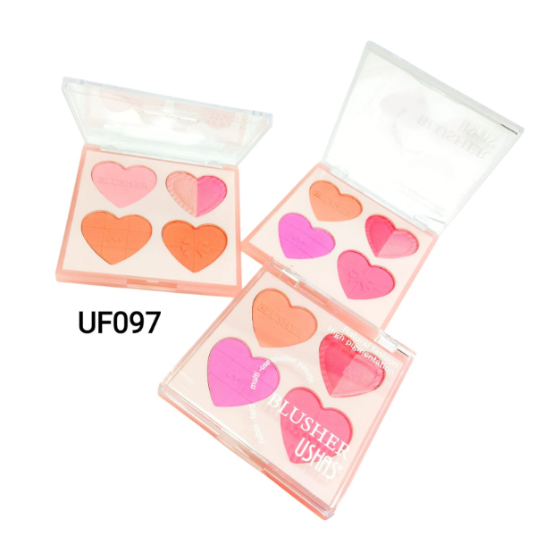 Producto - UF097 PALETA BLUSH CORAZÓN USHAS X1U. /12