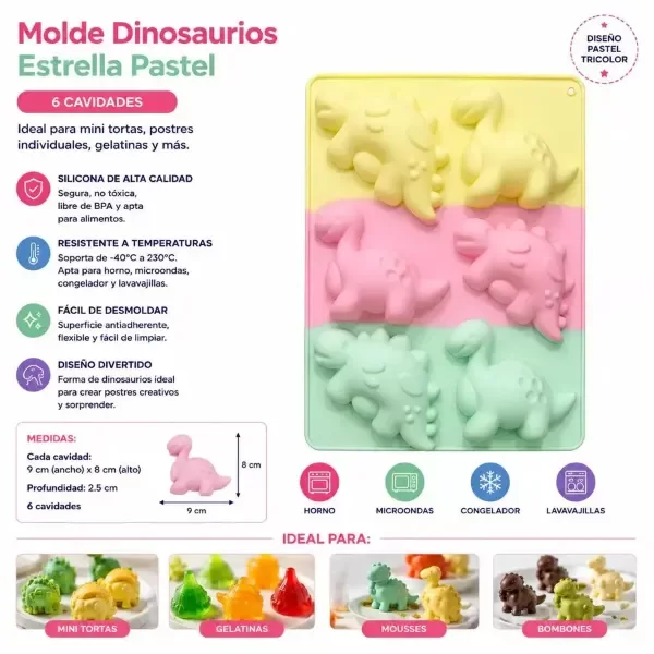Producto - Molde de Dinosaurios Grandes MV136