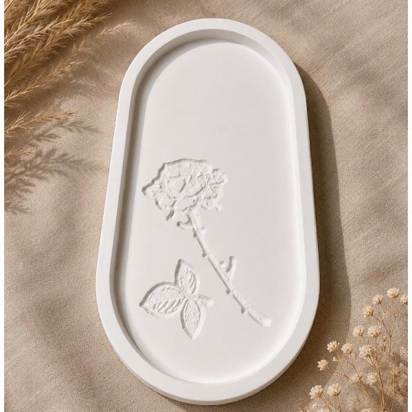 Producto - Bandeja con rosa 1042