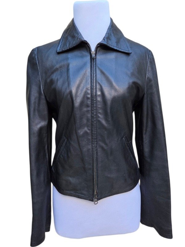 Producto - chaqueta cuero mango 5850