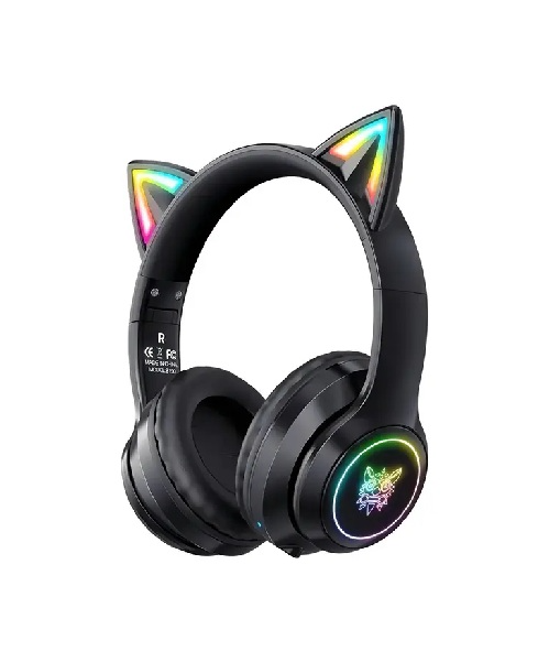 Producto - Auricular c/microfono -wireless -bt 5.3 -bat. 800mAh -diseño de orejas De Gato - 0