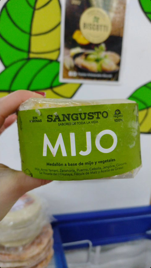 Producto - Hamburguesas de mijo y vegetales x 4 unid.