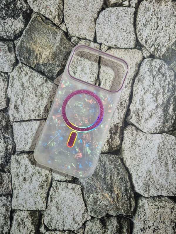Producto - Funda rígida Magsafe nacar Iphone 17 Pro Max rosa