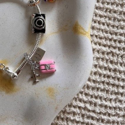 Producto - Charm Valija y avión