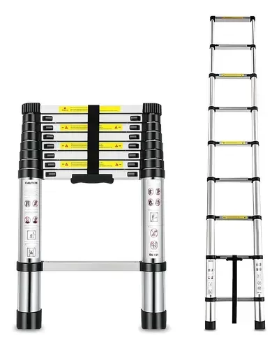 Producto - Escalera Telescopica Retractil  De 3,2Metros