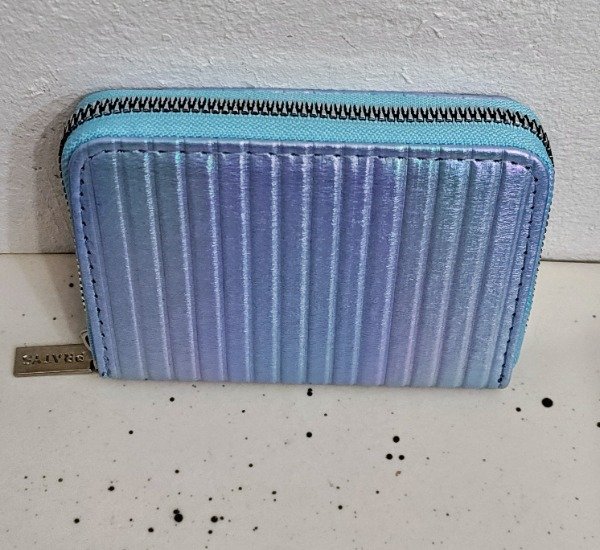 Producto - Billetera Celeste Tornasol