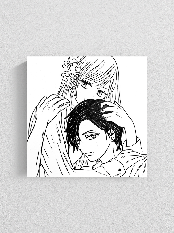 Producto - Cuadro Akane y Akito -Yamada kun to lv999-