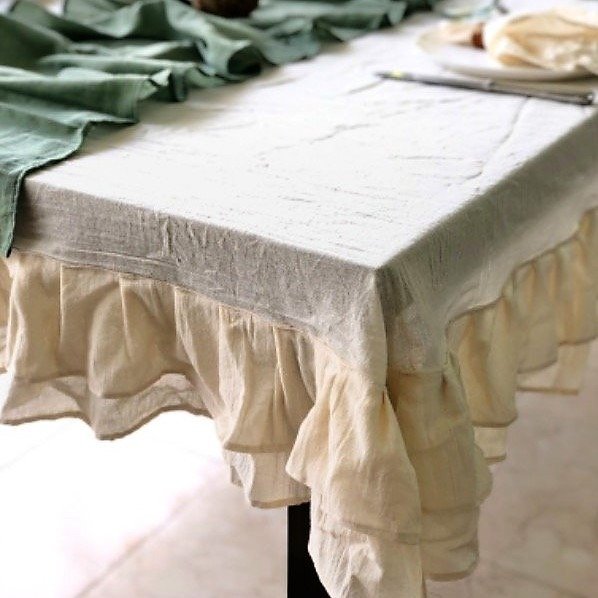 Producto - Mantel Camelia Crudo 2,20x1,30