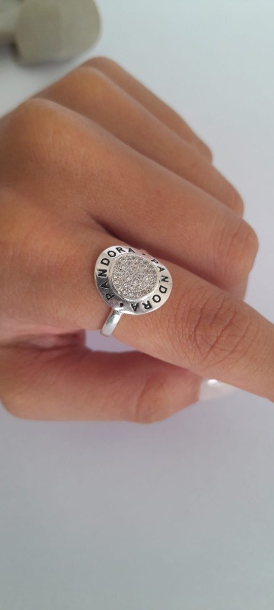 Producto - Anillo plata "pandora" circulo microcubic