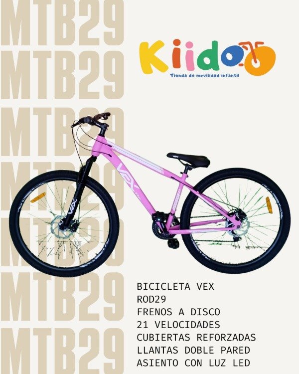 Producto - BICICLETA MTB ROD29 VEX