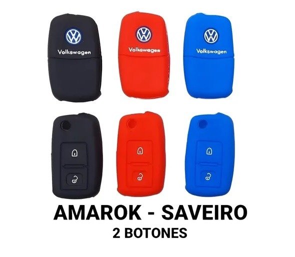 Producto - FUNDA CUBRE LLAVE VW AMAROK - SAVEIRO (2 BOTONES)