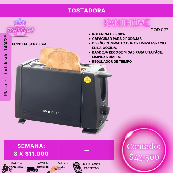 Producto - TOSTADORA KANJIHOME