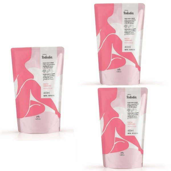 Producto - 3 repuestos de Hidratante corporal 400ml  fr