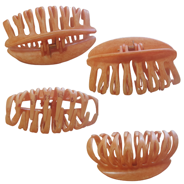Producto - Broche Para Pelo Tubular Opaco Grande Para Mujer X unidad - 3