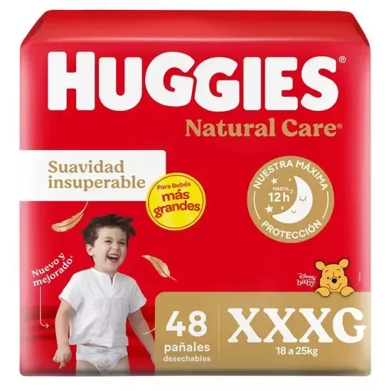 Producto - Pañales Huggies Natural Care XXXG48