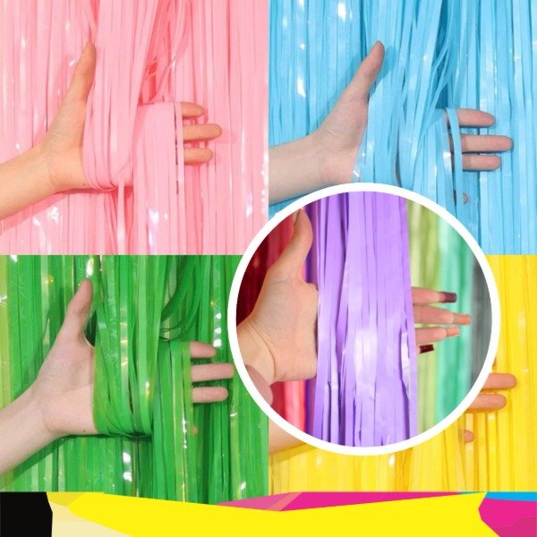 Producto - Cortina lluvia pastel 2x1
