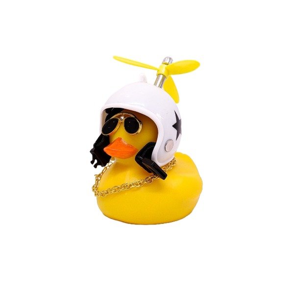 Producto - Patito con Casco Biker Y Driver Copiloto con Onda
