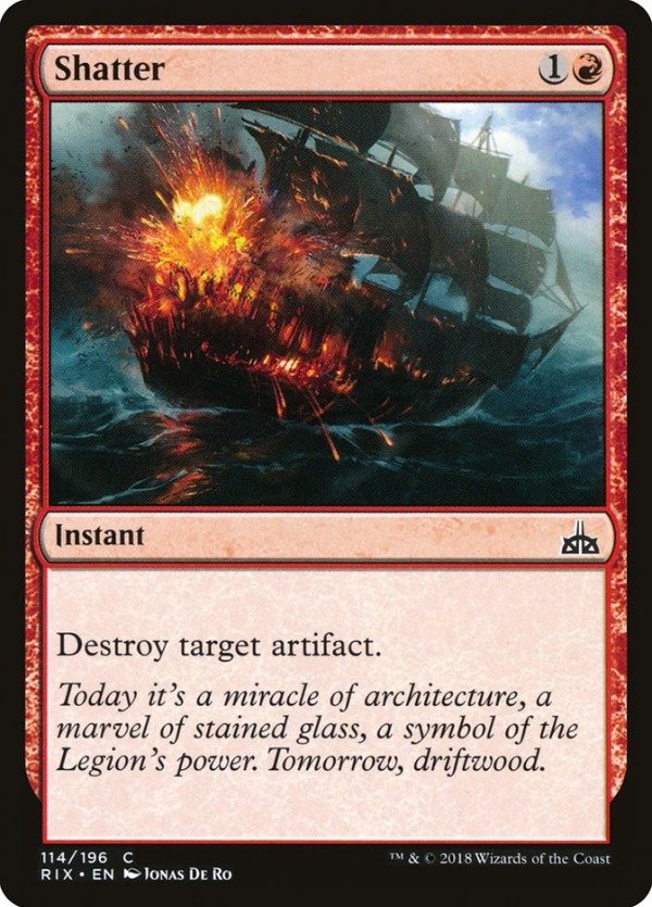 Producto - Shatter  Rivals of Ixalan