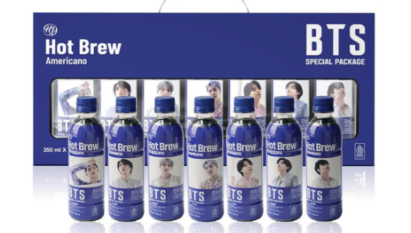 Producto - CAFÉ COREANO ESTILO AMERICANO EDICIÓN ESPECIAL DE BTS 350 ML.