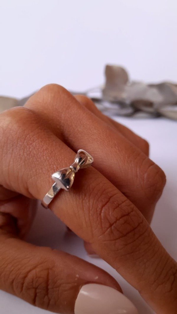 Producto - Anillo plata moño