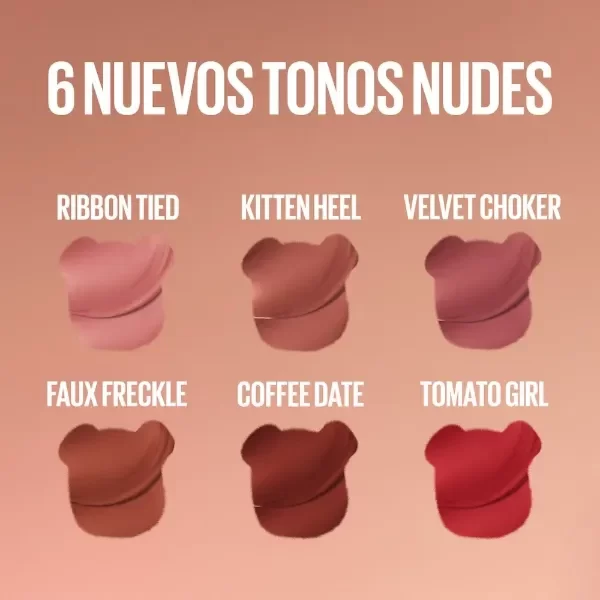 Producto - Tinta de Labios Maybelline Super Stay Teddy Tint - 3