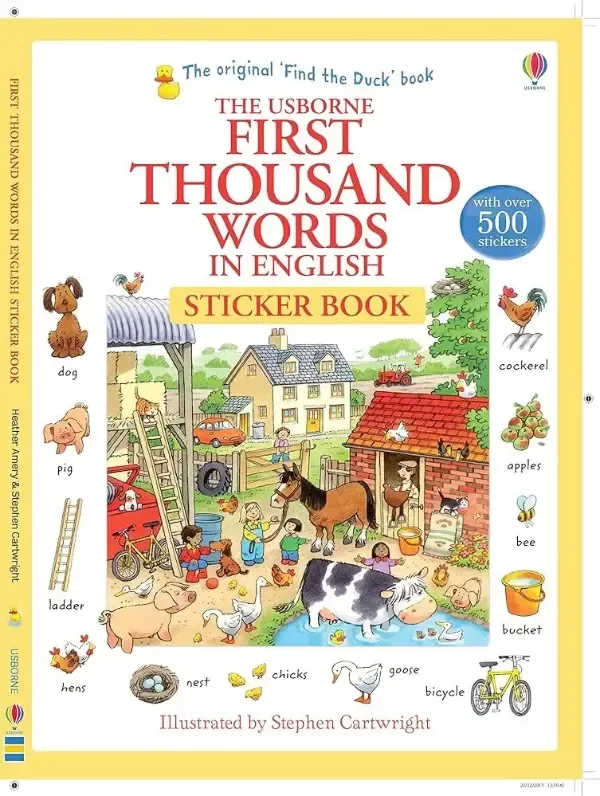 Producto - FIRST THOUSAND WORDS IN ENGLISH w/Stickers - Usborne 9781409570400
